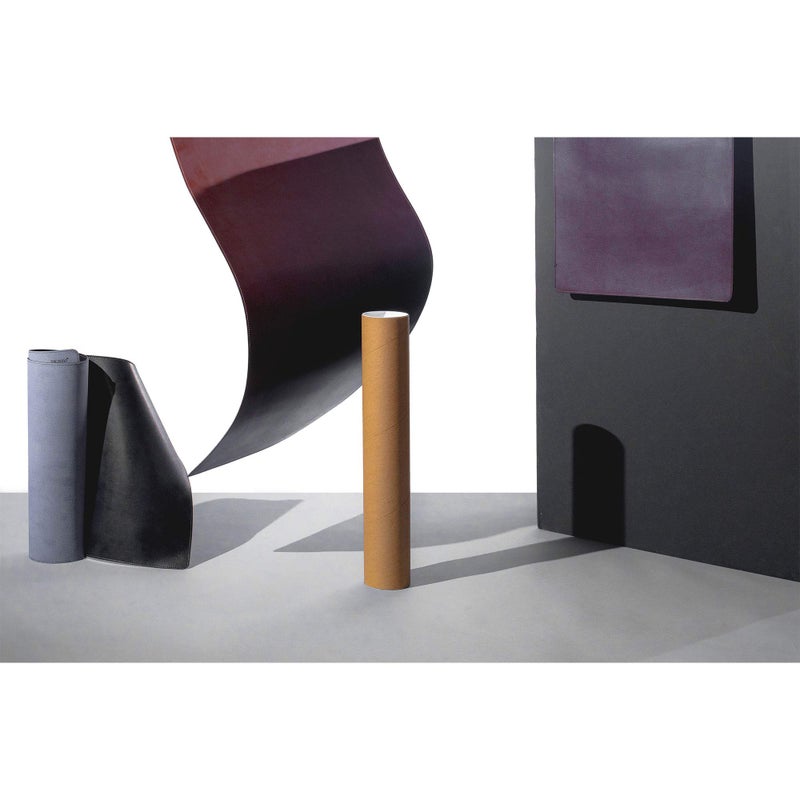 DACASSO Bonded Leather No Core Rollable Desk Mat/Pad - Luxury Leather Desk Blotter for Writing - Executive Desk Surface Protector - (Black, 36â€ x 17â€) - Image 5